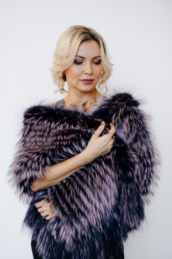 Меховой палантин