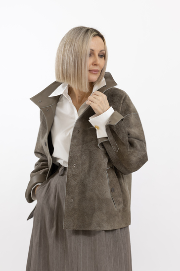 Куртка кожаная