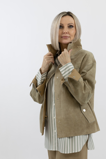 Куртка кожаная