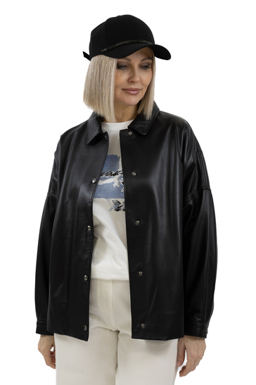 Куртка кожаная